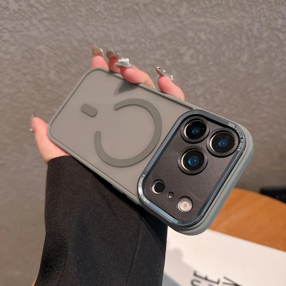 Transparent MagSafe Case with Camera Protection for iPhone 11-17 Pro Max - ZOOMNSTORE