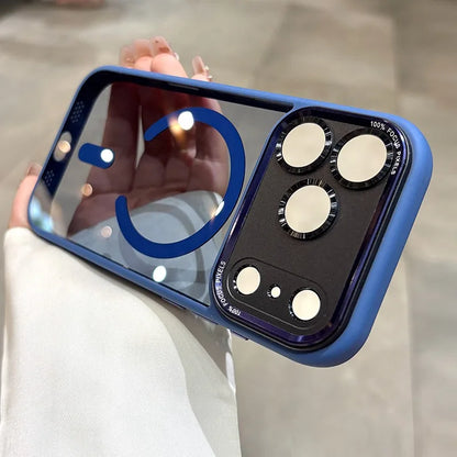 Transparent MagSafe Case with Camera Protection for iPhone 11-17 Pro Max - ZOOMNSTORE