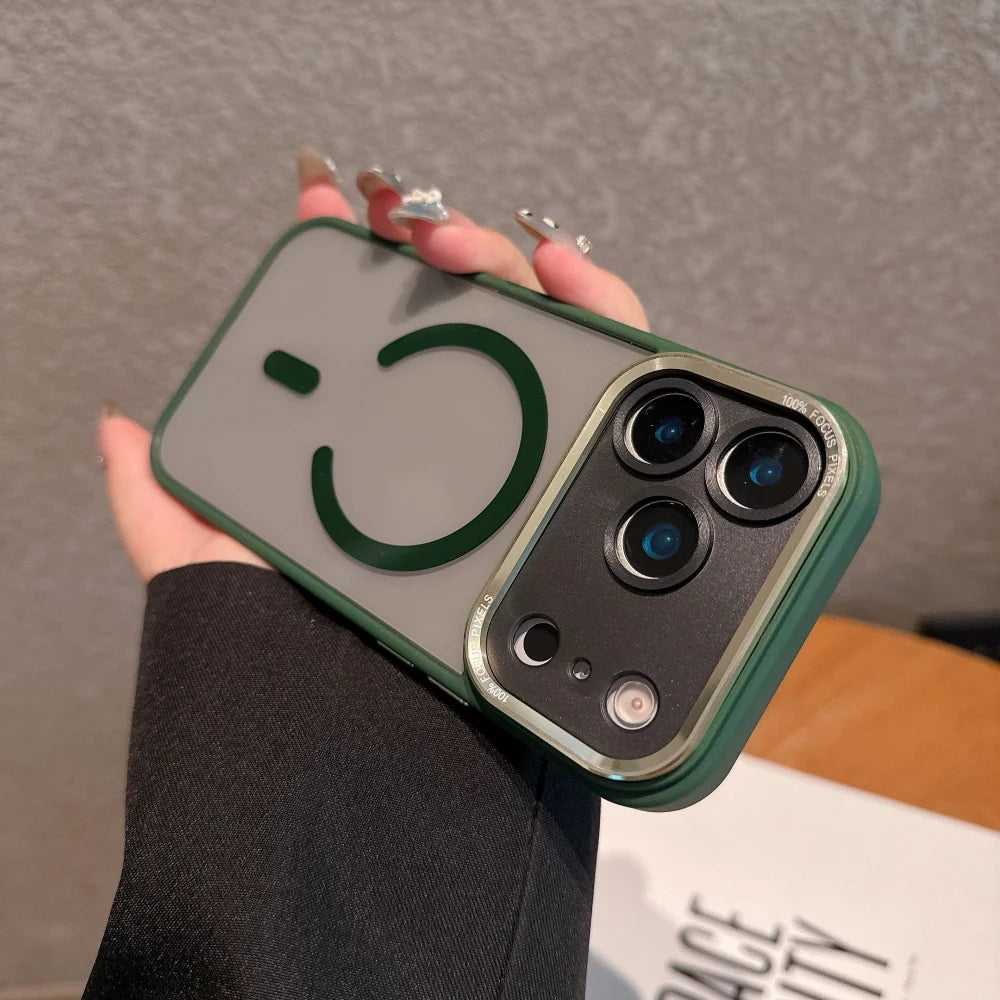 Transparent MagSafe Case with Camera Protection for iPhone 11-17 Pro Max - ZOOMNSTORE