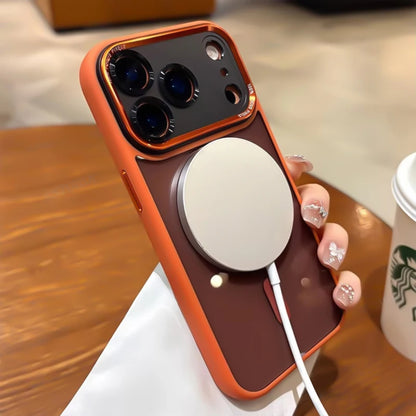 Transparent Metal Bumper Case for iPhone 11-17 Pro Max  Plus - MagSafe Compatible Clear Cover - ZOOMNSTORE