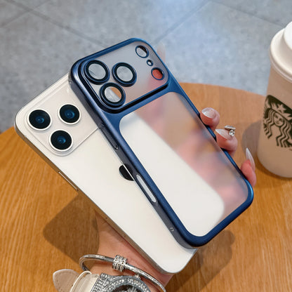 Transparent iPhone 17 Case - Hard Clear Cover with Plating Frame  Lens Film Protection - ZOOMNSTORE