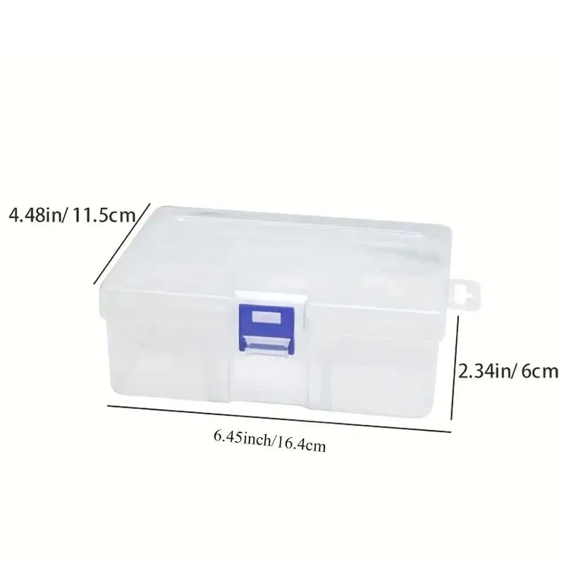 Transparent Plastic Storage Boxes - Jewelry  Craft Organizer for Small Items - ZOOMNSTORE