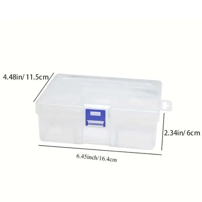 Transparent Plastic Storage Boxes - Jewelry  Craft Organizer for Small Items - ZOOMNSTORE