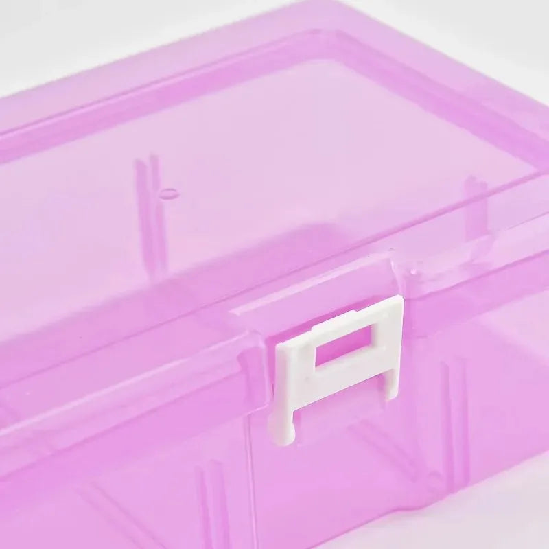 Transparent Plastic Storage Boxes - Jewelry  Craft Organizer for Small Items - ZOOMNSTORE