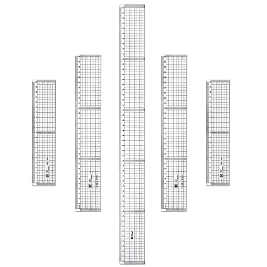 Transparent Ruler Board 20 30 50cm Students Writing Desk Pad PVC Grid Sewing Cutting Mats Drawing Clipboard Measuring Supplies - ZOOMNSTORE