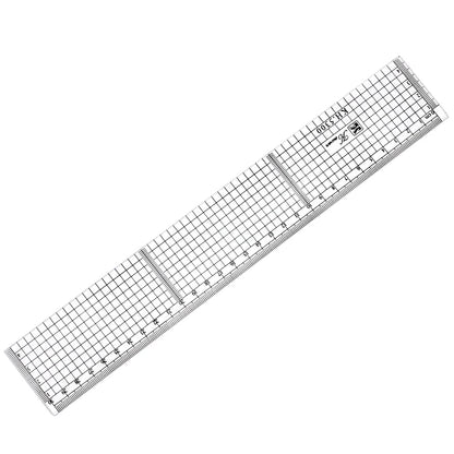 Transparent Ruler Board 20 30 50cm Students Writing Desk Pad PVC Grid Sewing Cutting Mats Drawing Clipboard Measuring Supplies - ZOOMNSTORE