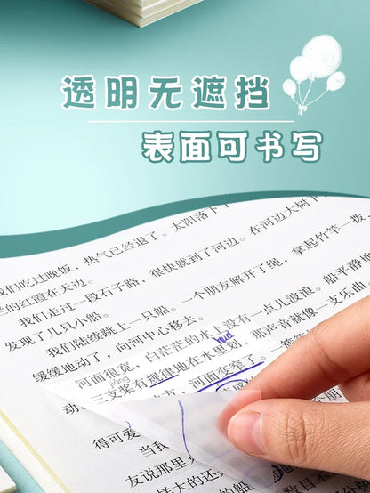 Transparent Waterproof Sticky Note Pads - 50100 Sheets for School  Office - ZOOMNSTORE