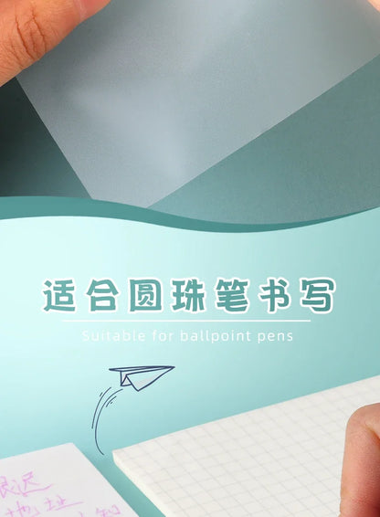 Transparent Waterproof Sticky Note Pads - 50100 Sheets for School  Office - ZOOMNSTORE
