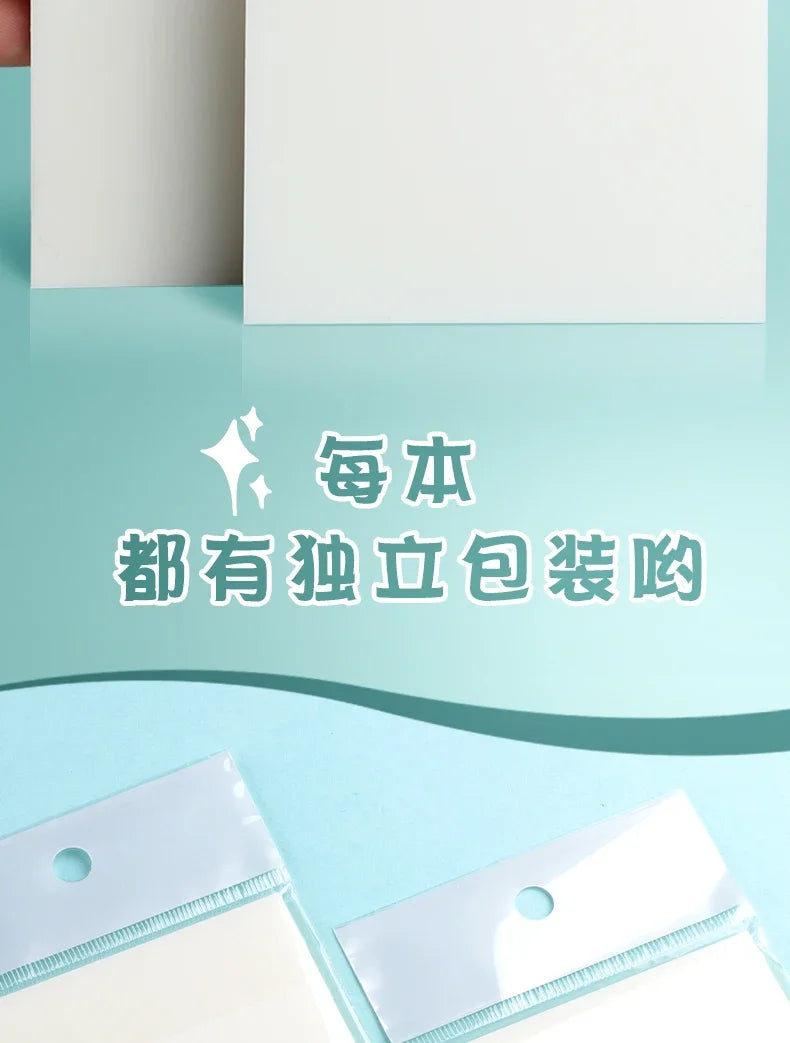 Transparent Waterproof Sticky Note Pads - 50100 Sheets for School  Office - ZOOMNSTORE