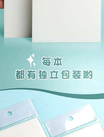 Transparent Waterproof Sticky Note Pads - 50100 Sheets for School  Office - ZOOMNSTORE
