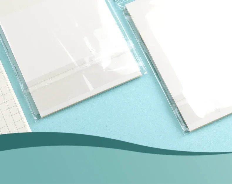 Transparent Waterproof Sticky Note Pads - 50100 Sheets for School  Office - ZOOMNSTORE