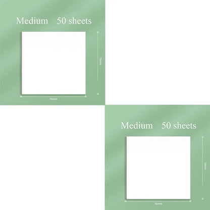 Transparent Waterproof Sticky Note Pads - 50100 Sheets for School  Office - ZOOMNSTORE