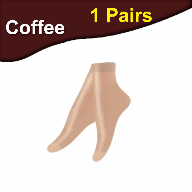 Transparent Summer Socks - 30 Pairs Ultrathin Ankle Meias for Women - ZOOMNSTORE