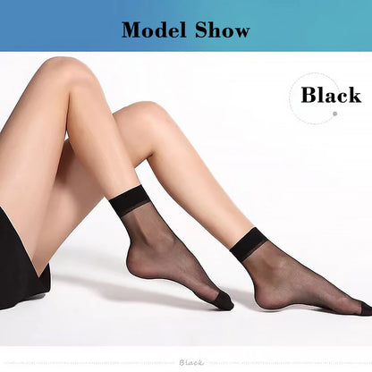Transparent Summer Socks - 30 Pairs Ultrathin Ankle Meias for Women - ZOOMNSTORE