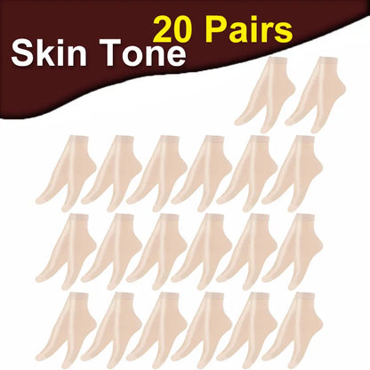 Transparent Summer Socks - 30 Pairs Ultrathin Ankle Meias for Women - ZOOMNSTORE