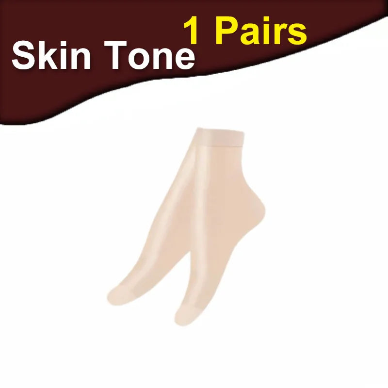 Transparent Summer Socks - 30 Pairs Ultrathin Ankle Meias for Women - ZOOMNSTORE