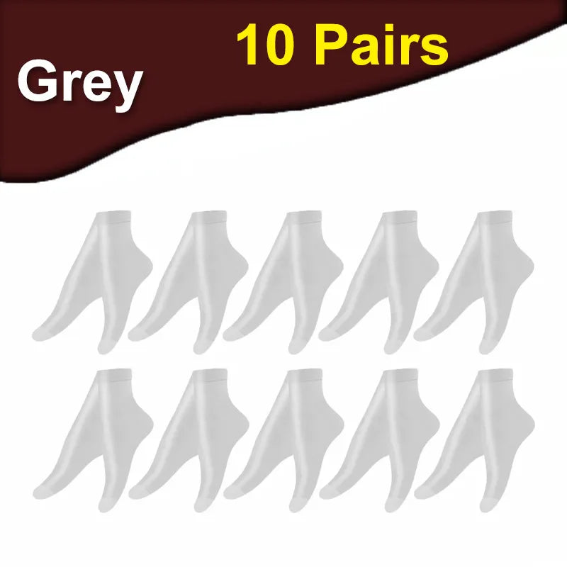 Transparent Summer Socks - 30 Pairs Ultrathin Ankle Meias for Women - ZOOMNSTORE