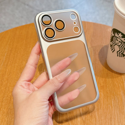 Transparent iPhone 17 Case - Hard Clear Cover with Plating Frame  Lens Film Protection - ZOOMNSTORE
