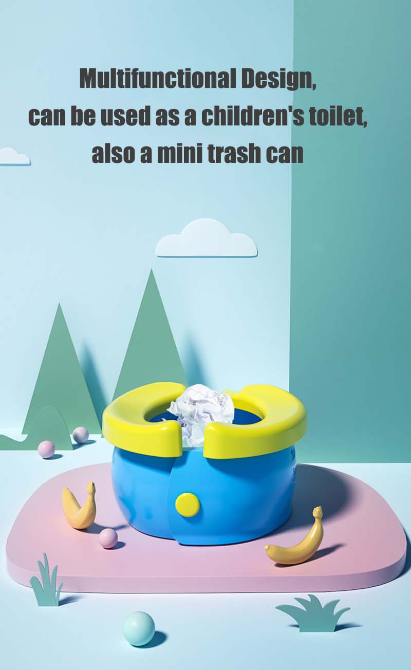 Travel Baby Potty - Portable Child Toilet with Folding Kids Potty Seat for Easy Clean - ZOOMNSTORE