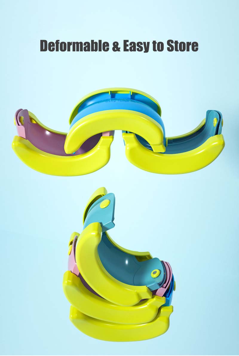 Travel Baby Potty - Portable Child Toilet with Folding Kids Potty Seat for Easy Clean - ZOOMNSTORE