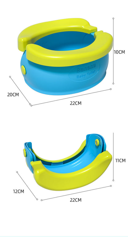 Travel Baby Potty - Portable Child Toilet with Folding Kids Potty Seat for Easy Clean - ZOOMNSTORE