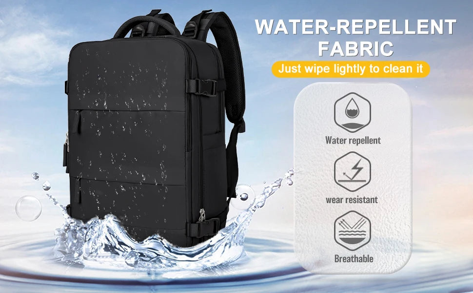 Waterproof Travel Backpack for Men - Airline Approved Anti-Theft Laptop  Hiking Bag - ZOOMNSTORE