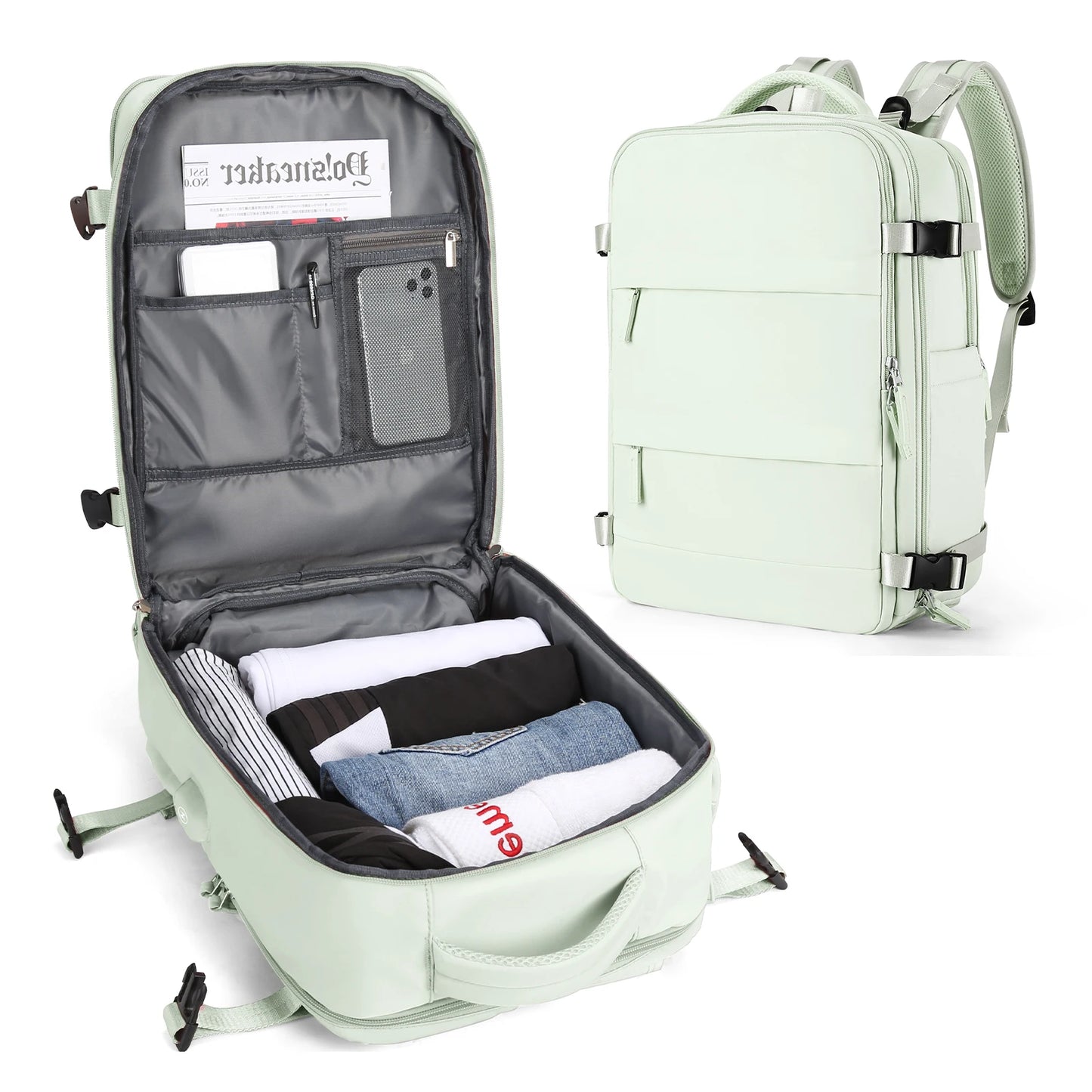 Waterproof Travel Backpack for Men - Airline Approved Anti-Theft Laptop  Hiking Bag - ZOOMNSTORE