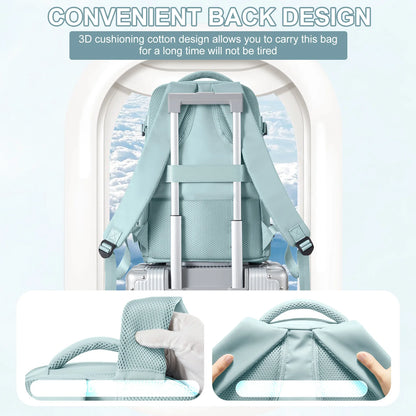 Waterproof Laptop Backpack - Travel Business College Carry-On Bag - ZOOMNSTORE