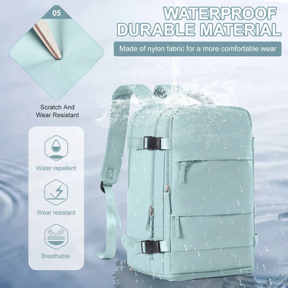 Waterproof Laptop Backpack - Travel Business College Carry-On Bag - ZOOMNSTORE