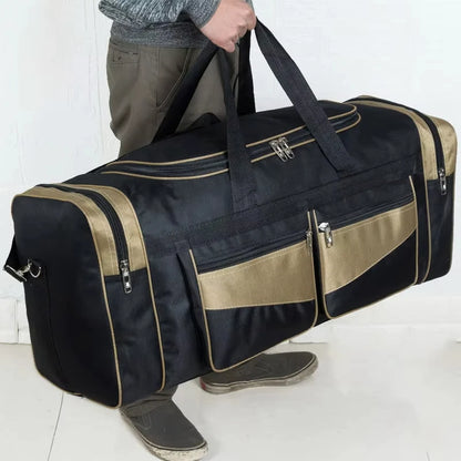 Travel Duffel Bag - Large Storage Nylon Gym Fitness Outdoor Sports Shoulder Bag - ZOOMNSTORE
