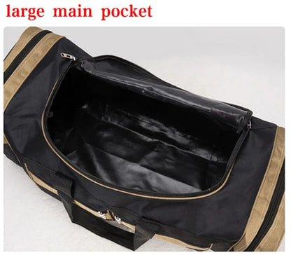 Travel Duffel Bag - Large Storage Nylon Gym Fitness Outdoor Sports Shoulder Bag - ZOOMNSTORE