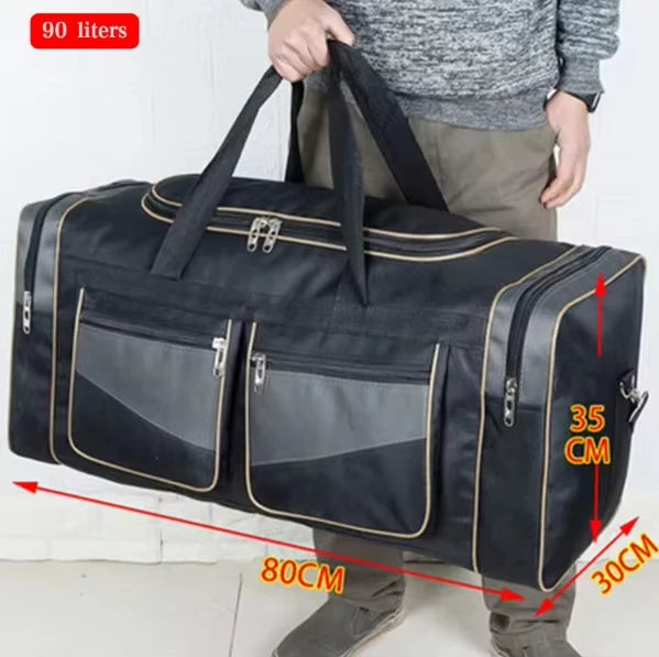 Travel Duffel Bag - Large Storage Nylon Gym Fitness Outdoor Sports Shoulder Bag - ZOOMNSTORE