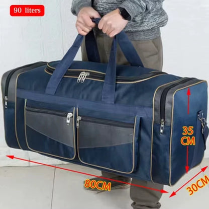 Travel Duffel Bag - Large Storage Nylon Gym Fitness Outdoor Sports Shoulder Bag - ZOOMNSTORE