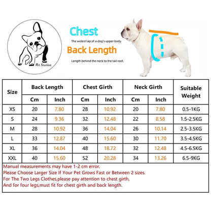 Trendy Winter Dog Coat - Warm Pet Costume for Chihuahua  French Bulldog - ZOOMNSTORE