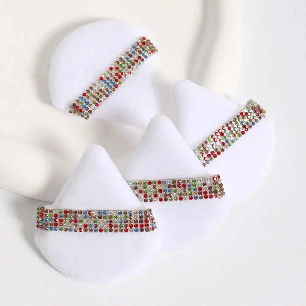 Triangle Powder Puff – Velvet Cotton Cosmetic Puff for Smooth Makeup Finish - ZOOMNSTORE