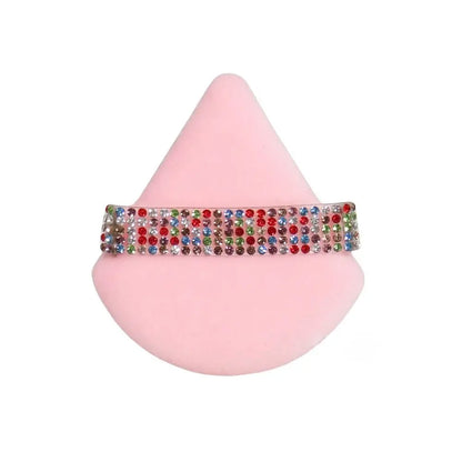 Triangle Powder Puff – Velvet Cotton Cosmetic Puff for Smooth Makeup Finish - ZOOMNSTORE