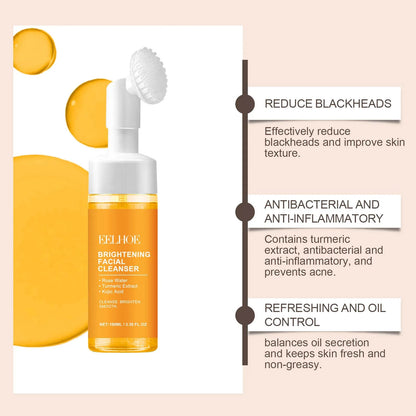 Turmeric Cleansing Milk Foam - Hydrating Facial Cleanser for Brightening Skin - ZOOMNSTORE