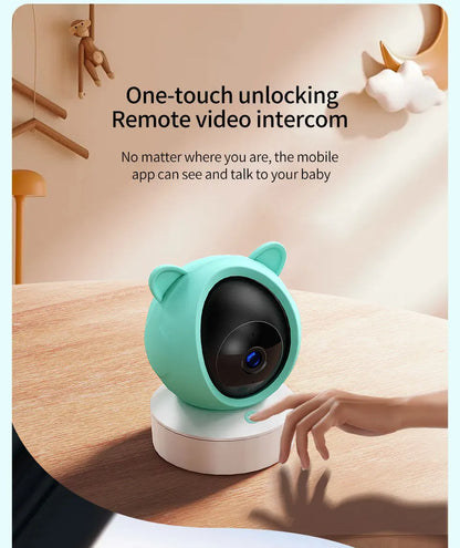 DANMINI 5 "tuya baby monitor 2K high definition WiFi remote mobile APP control up, down, left and right rotation gimbal camera - ZOOMNSTORE
