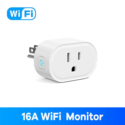 Tuya Smart Plug – US Standard WiFi Smart Socket With Alexa & Google Assistant Control - ZOOMNSTORE