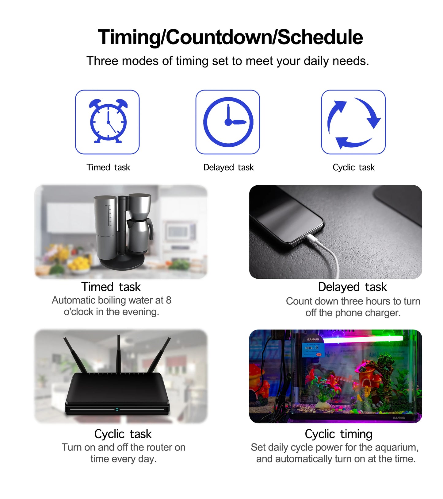 Tuya Wifi Smart Plug - 20A EU Smart Socket Outlet with Power Monitor & Timer - ZOOMNSTORE