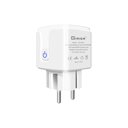 Tuya Wifi Smart Plug - 20A EU Smart Socket Outlet with Power Monitor & Timer - ZOOMNSTORE