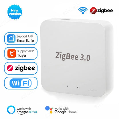 Tuya Zigbee 30 Smart Home Hub - Wireless Bridge with Alexa  Google Assistant Integration - ZOOMNSTORE