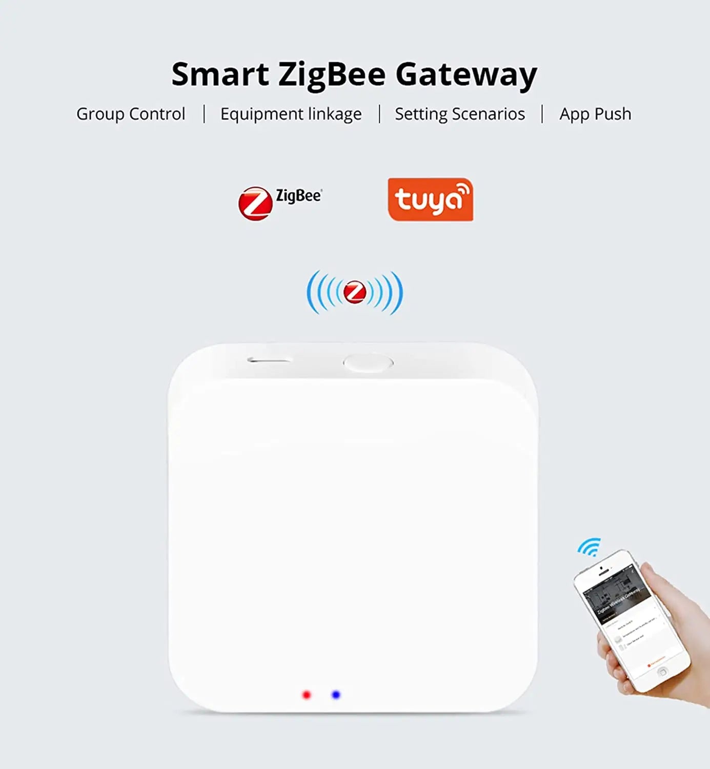 Tuya Zigbee 30 Smart Home Hub - Wireless Bridge with Alexa  Google Assistant Integration - ZOOMNSTORE