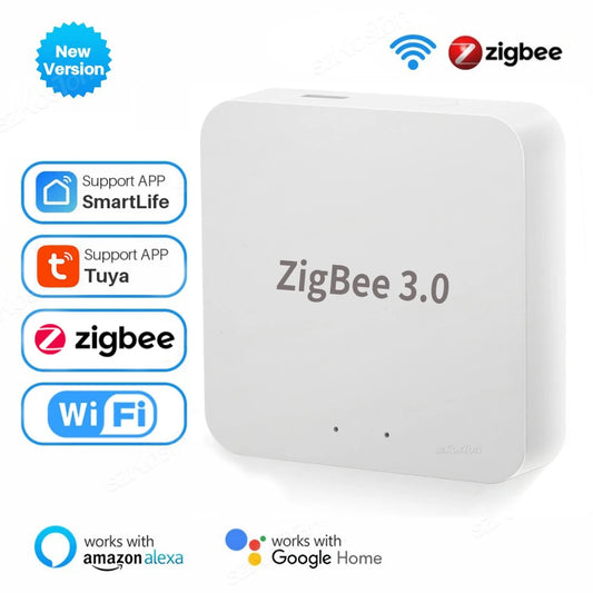 Tuya Zigbee 30 Smart Home Hub - Wireless Bridge with Alexa  Google Assistant Integration - ZOOMNSTORE