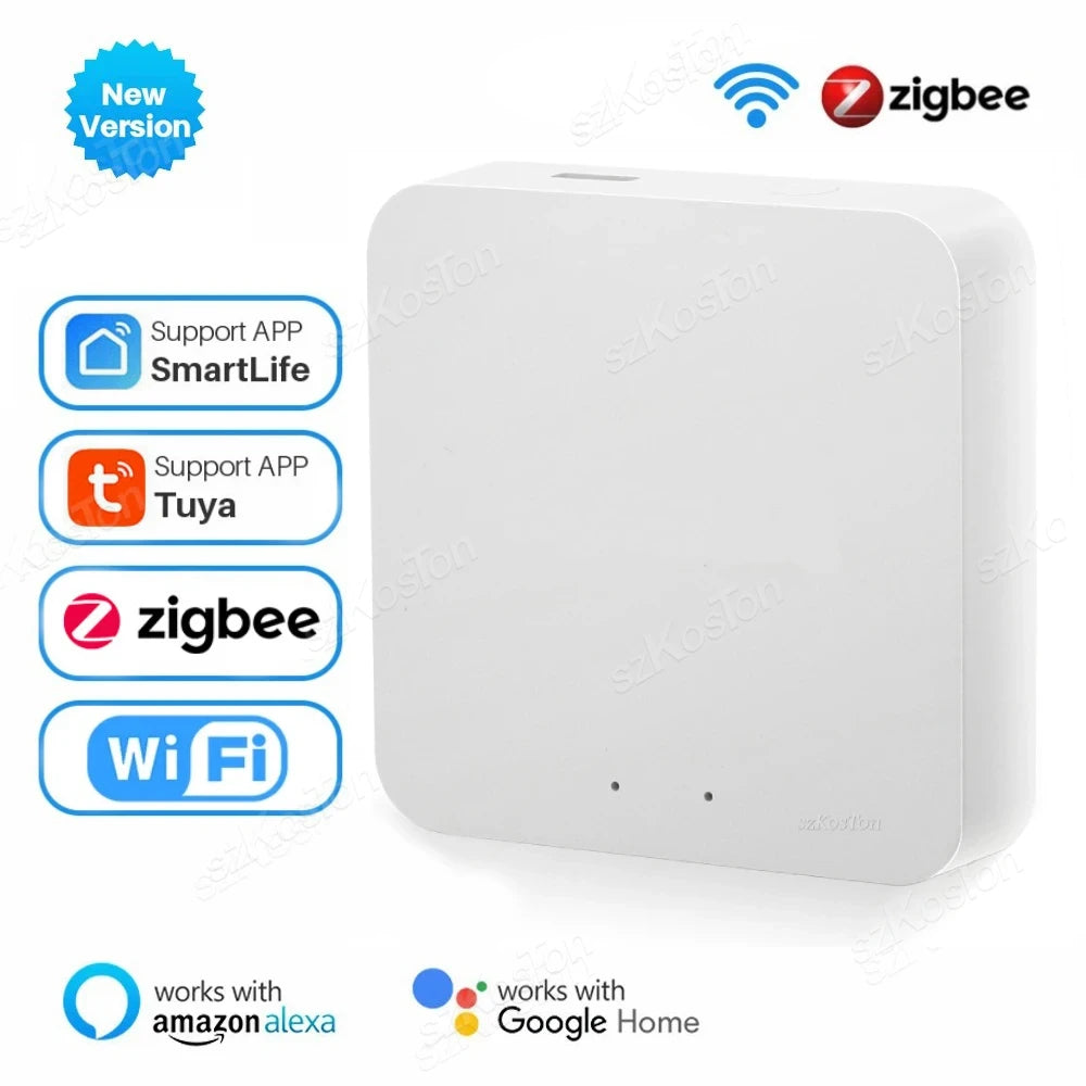Tuya Zigbee 30 Smart Home Hub - Wireless Bridge with Alexa  Google Assistant Integration - ZOOMNSTORE