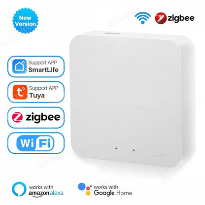 Tuya Zigbee 30 Smart Home Hub - Wireless Bridge with Alexa  Google Assistant Integration - ZOOMNSTORE