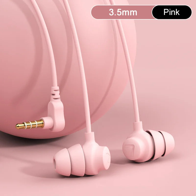 Type C Sleep Earphones – Wired In-Ear Headphones With Active Noise Cancelling Mic - ZOOMNSTORE