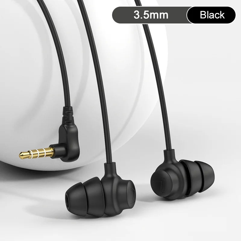 Type C Sleep Earphones – Wired In-Ear Headphones With Active Noise Cancelling Mic - ZOOMNSTORE