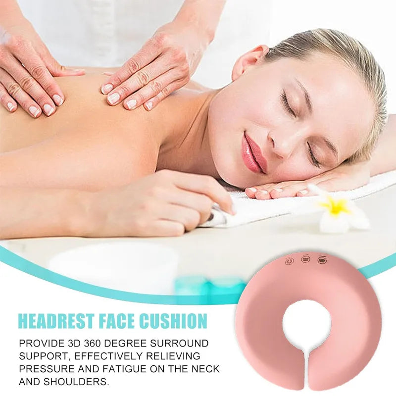 U-Shaped Massage Pillow - Universal Spa Face Cushion With Soft Headrest Support - ZOOMNSTORE