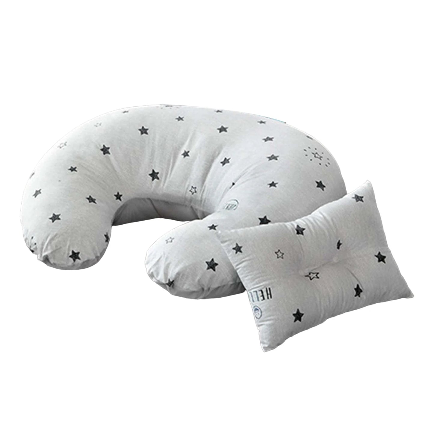 U-Shaped Baby Nursing & Feeding Cushion Waist Support for Breastfeeding Breathable Fabric Ergonomic Shape Nursing Cushion - ZOOMNSTORE